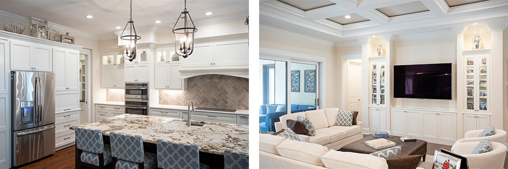 Interior photos of the League home