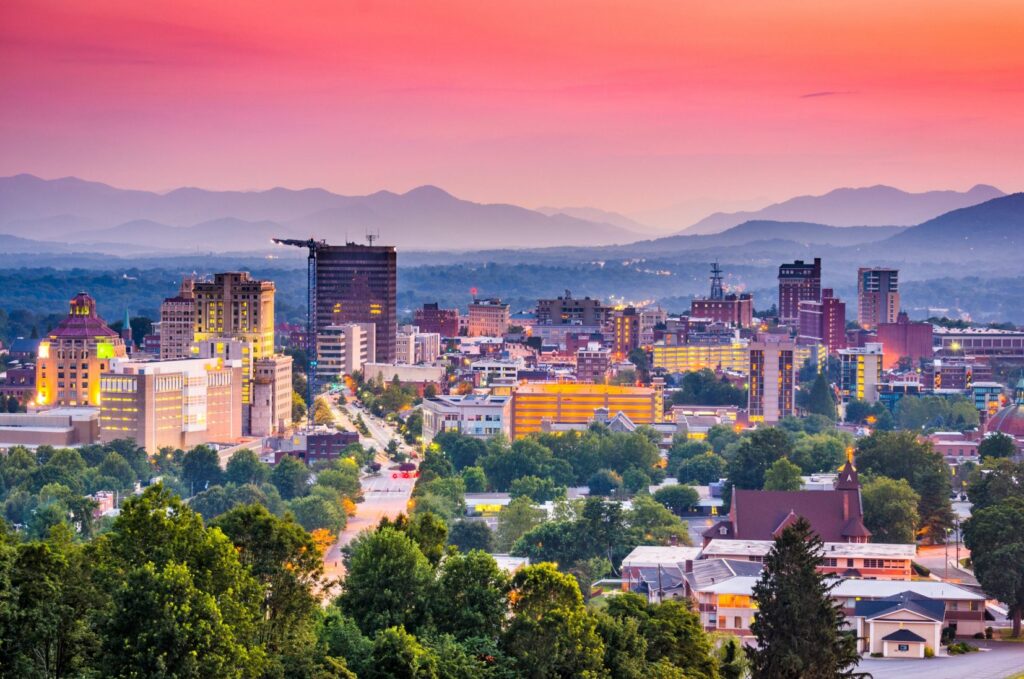 Blue Ridge Mountain towns-Asheville