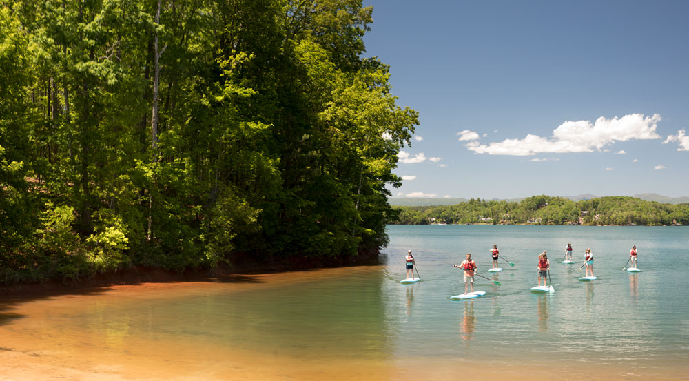 Paddleboarders