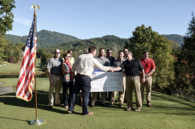 The Cliffs Presents Check to Upstate Warrior Solutions