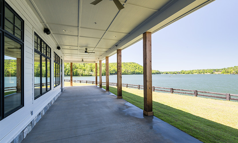 View of Lake Keowee from The Lakehouse at Keowee Vineyards