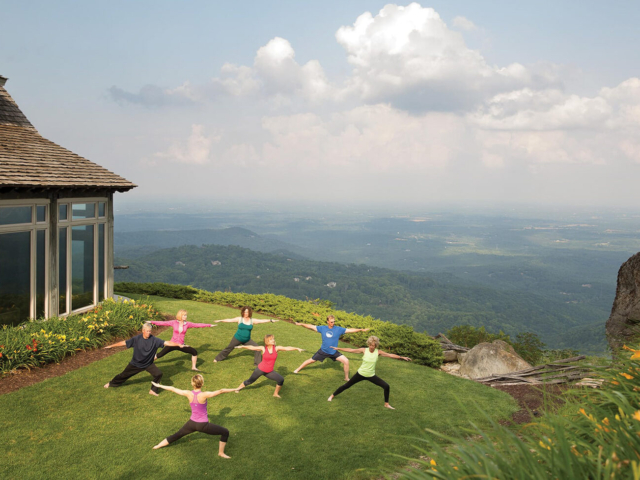 Mountaintop Yoga at Glassy