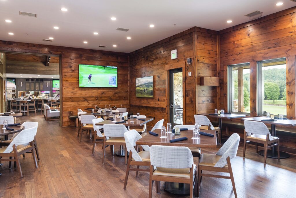 Dining at The Cliffs at Keowee Vineyards Clubhouse