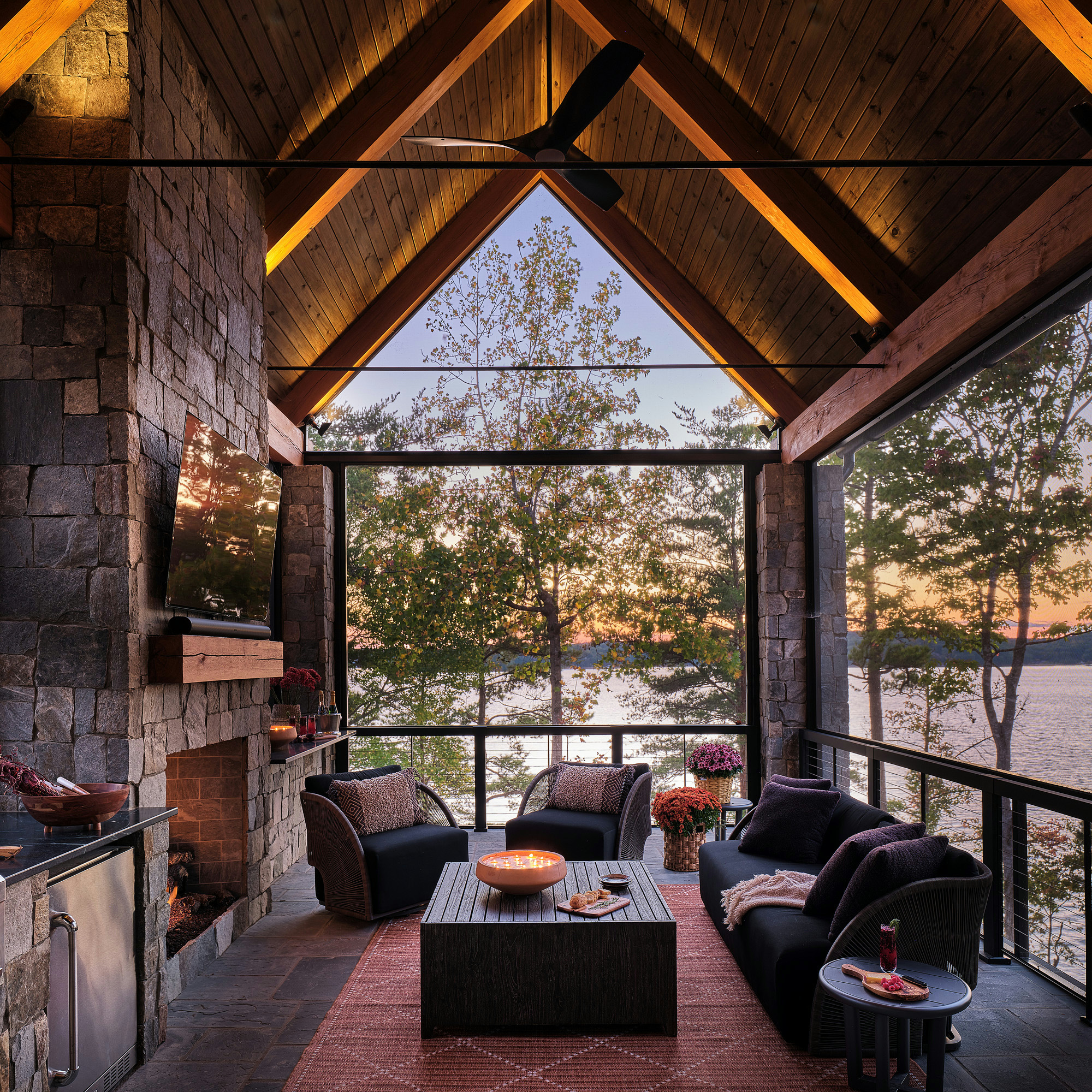 windows and heaters at the cliffs