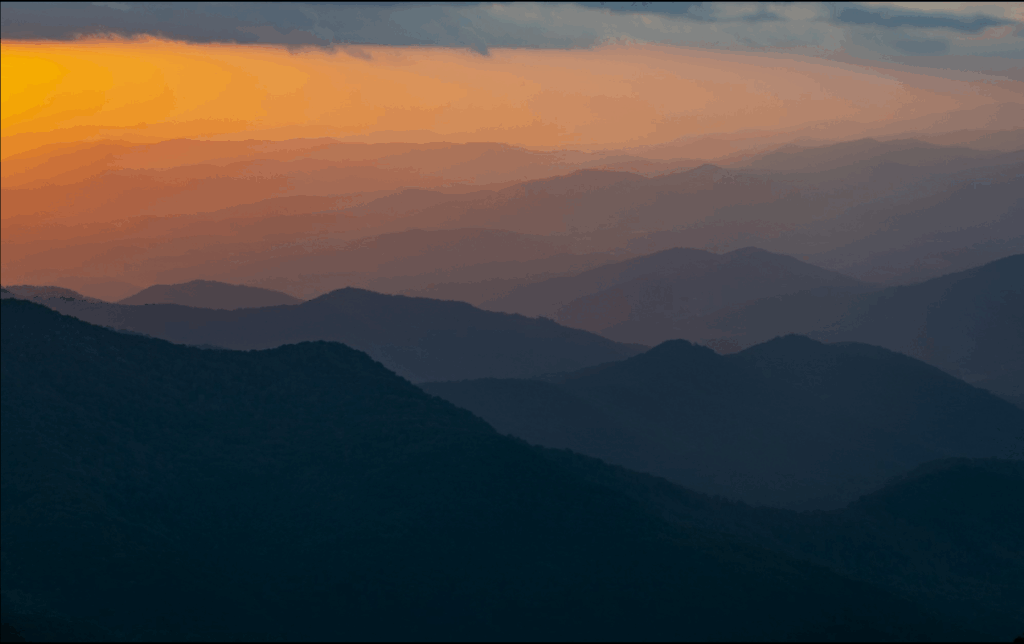 hiking trails in the Blue Ridge Mountains
